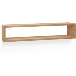 Decowood Meuble TV en bois de sapin marron 200x30cm