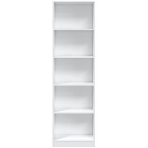 Usinestreet Etagere murale blanche 4 tablettes L52cm x H180cm