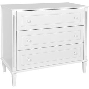 Novelies Commode 3 tiroirs blanc