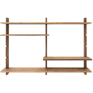 Hannun Etagere modulaire en bois de couleur marron clair