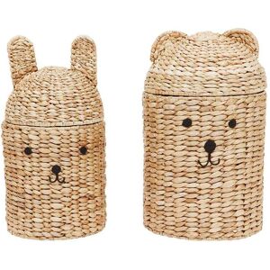 OYOY Living Design Panier de rangement marron en rotin Ø28,5xH49,5cm