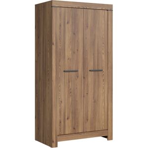 Petits meubles Armoire 2 portes panneaux agglomeres naturel