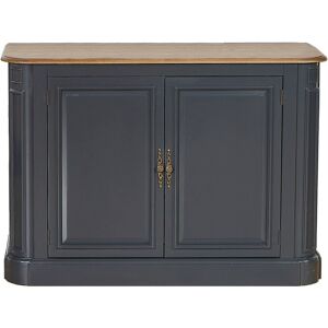 Robin des Bois Buffet plateau chene 2 portes gris anthracite