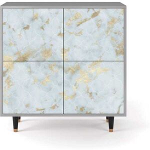 Storyz Buffet blanc clair 4 portes L 94 cm