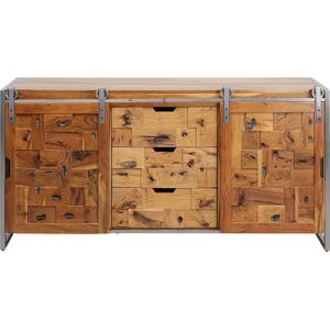 Kare Design Buffet 2 portes 3 tiroirs en acacia massif