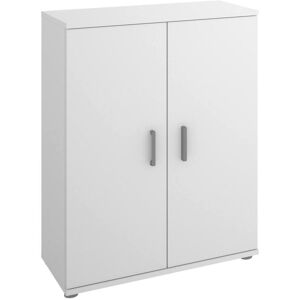 Dmora Armoire polyvalente effet bois blanc