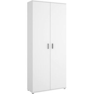 Dmora Armoire polyvalente effet bois blanc