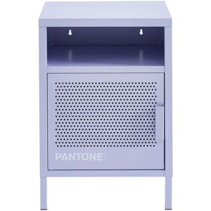 Drawer Table de chevet 1 porte en metal PANTONE lilas