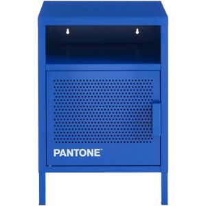 Drawer Table de chevet 1 porte en metal PANTONE bleu klein