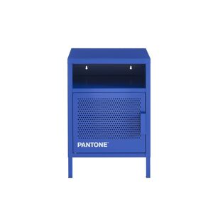 Pantone Table de chevet metal bleu electrique 40cm