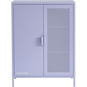 Drawer Buffet haut 2 portes en metal PANTONE H100cm lilas