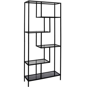 The Home Deco Factory Etagere en metal et verre fume edison 80 x 30 x 180 cm