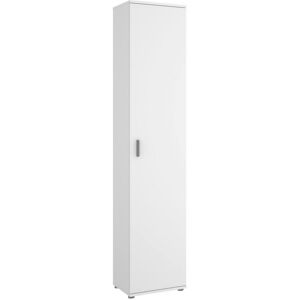 Dmora Placard polyvalent 1 porte effet bois blanc