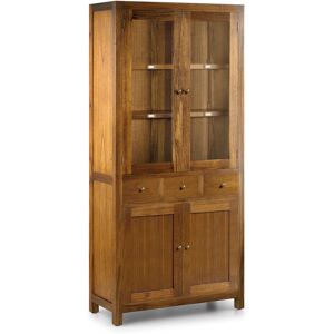 MOYCOR Vitrine en bois marron, H 190 cm