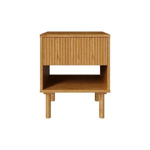 Rendez-Vous Deco Table de chevet en bois d'hevea massif 1 tiroir