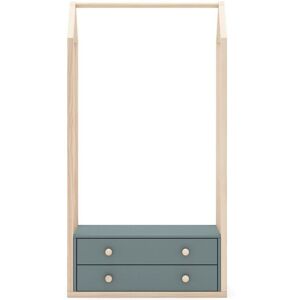 Calicosy Penderie 2 tiroirs Chambre Enfant - L80 cm