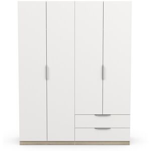 Calicosy Armoire 4 portes et 2 tiroirs - L157,3 cm