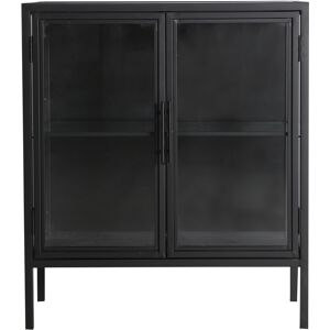 Lastdeco Buffet en Fer Noir, 70x35x80 cm