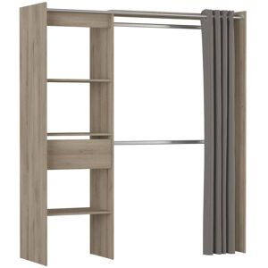 CAMIF Armoire extensible effet bois clair