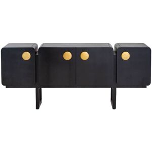 Made in Meubles Buffet en bois noir 178 cm