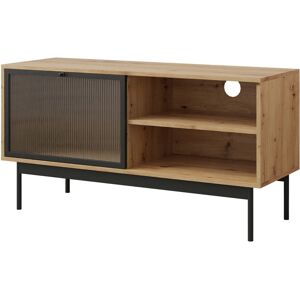 Best Mobilier Meuble TV style industriel 117 cm noir / bois