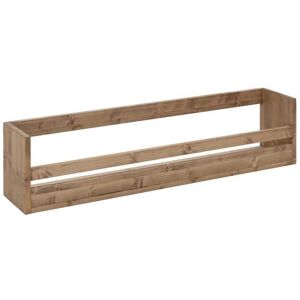 Decowood Étagere a chaussures en bois de sapin ton vieilli 103,5x25cm