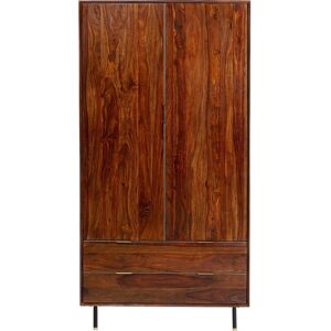 Kare Design Armoire 2 portes 2 tiroirs en Sheesham massif