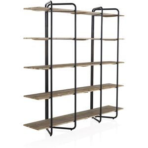 GEESE HOME Bibliotheque en sapin avec structure metallique