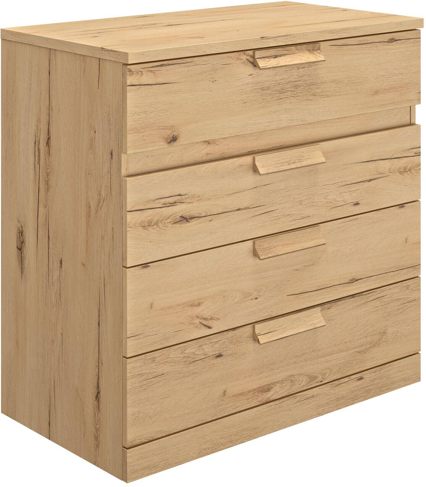 CAMIF Commode 4 tiroirs effet bois bois