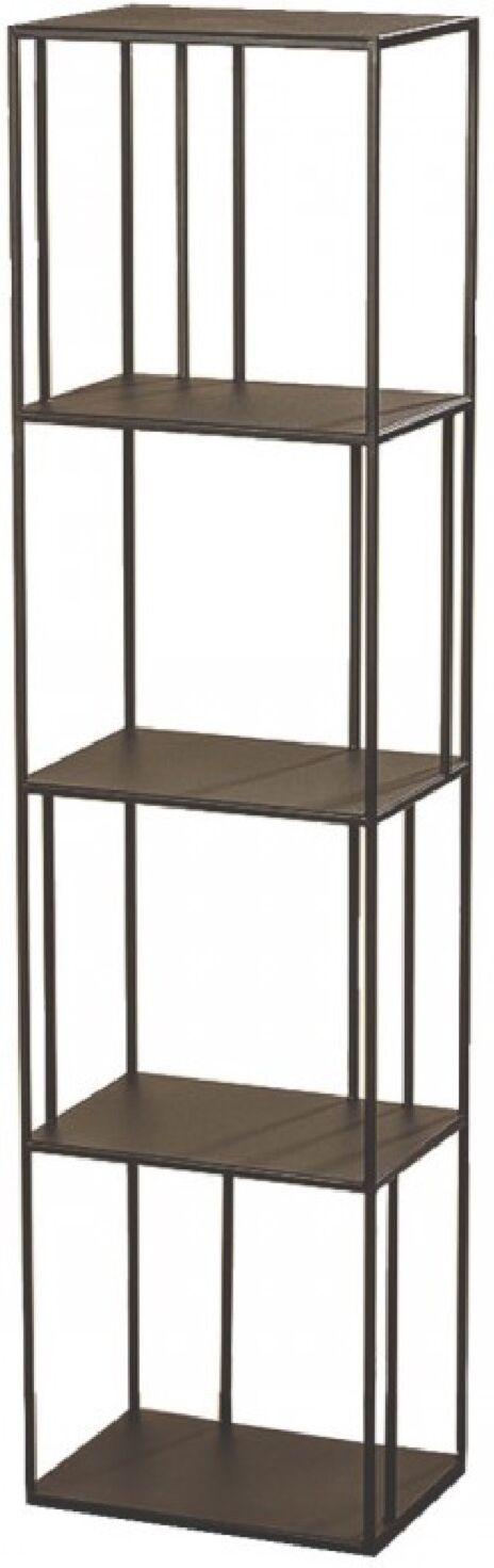 Wadiga Étagère métal noir H140cm