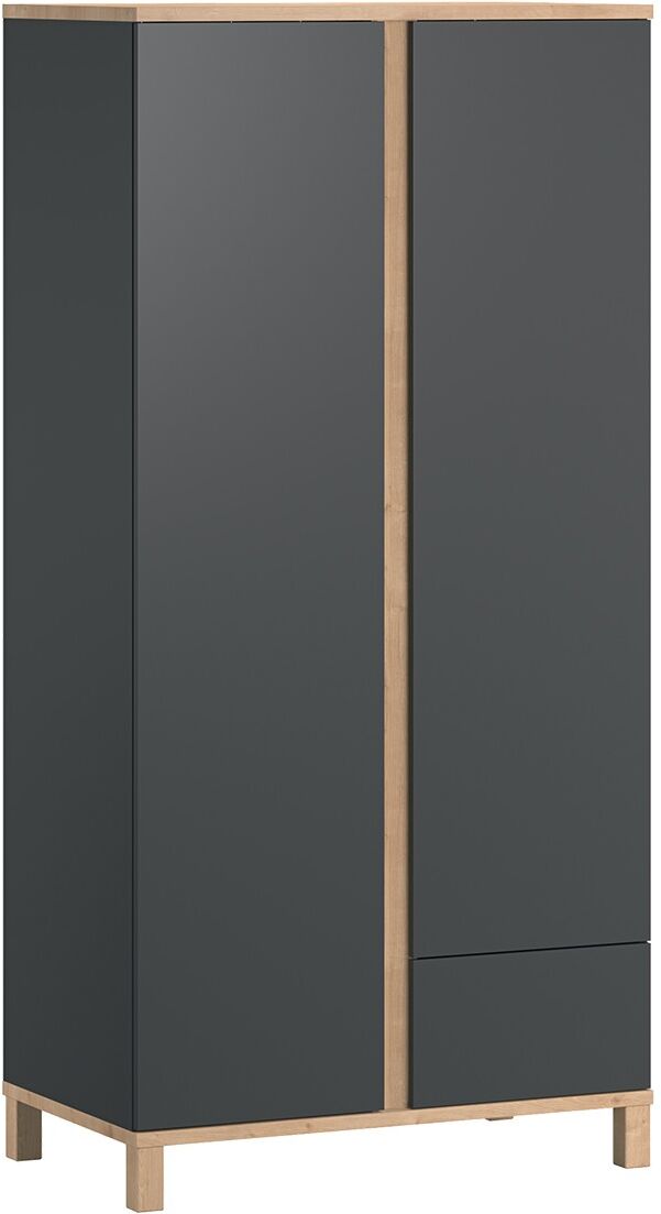 Calicosy Armoire 2 portes et 1 tiroir - H183 cm