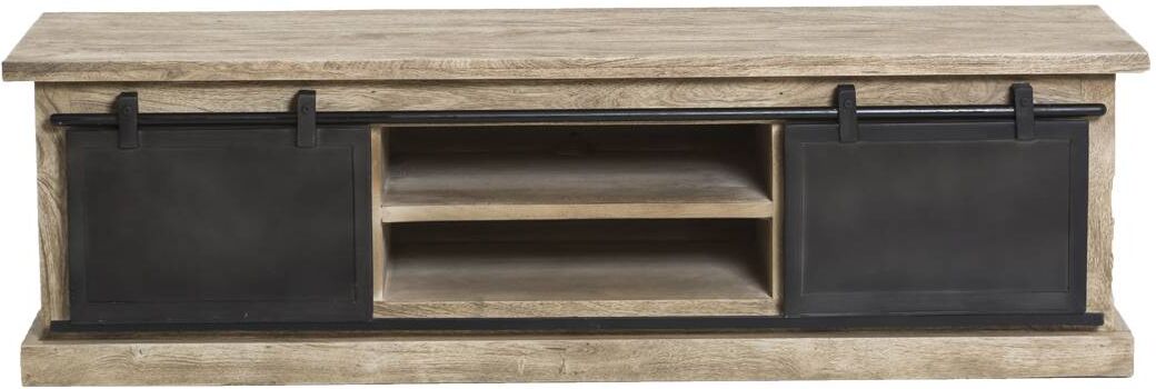 Made in Meubles Meuble TV en bois marron 160 cm