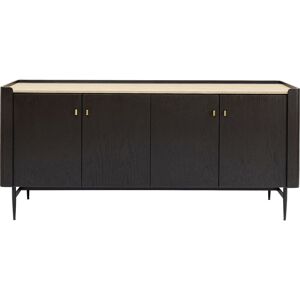 Kare Design Buffet 4 portes en peuplier et chêne brun