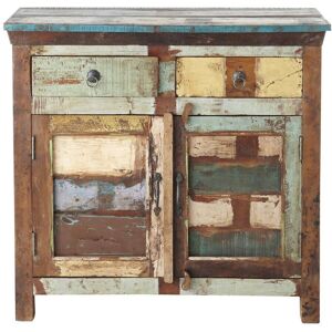 Maisons du Monde Credenza en Bois Recyclé Multicolore - Meuble de Rangement - Publicité Maisons du Monde Credenza en Bois Recyclé Multicolore - Meuble de Rangement - Publicité