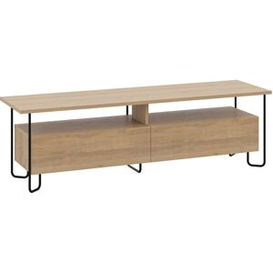 Calicosy L150 Meuble TV Moderne avec 2 Portes & Pieds en Métal - Publicité Calicosy L150 Meuble TV Moderne avec 2 Portes & Pieds en Métal - Publicité