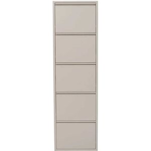 Kare Design Casier à chaussures 5 tiroirs en acier crème - Publicité Kare Design Casier à chaussures 5 tiroirs en acier crème - Publicité