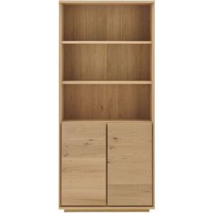 CAMIF Bibliothèque effet bois clair 2 portes H 200 - Publicité CAMIF Bibliothèque effet bois clair 2 portes H 200 - Publicité