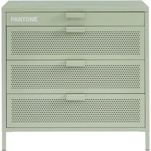 Pantone Commode métal vert amande 4 tiroirs 80 cm - Publicité Pantone Commode métal vert amande 4 tiroirs 80 cm - Publicité