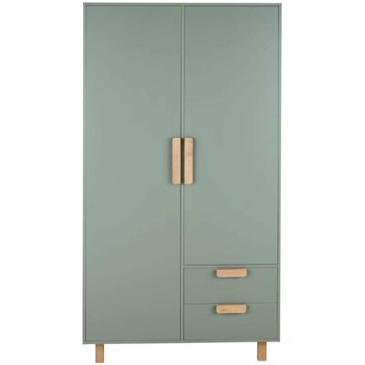 Maisons du Monde Armoire 2 portes 2 tiroirs vert kaki L100 - Publicité Maisons du Monde Armoire 2 portes 2 tiroirs vert kaki L100 - Publicité