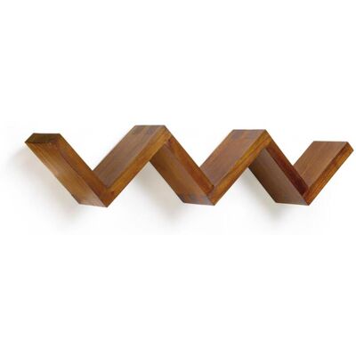 Étagère en Bois Marron Onéline - 120x20x28cm - Étagère Murale - Publicité Étagère en Bois Marron Onéline - 120x20x28cm - Étagère Murale - Publicité