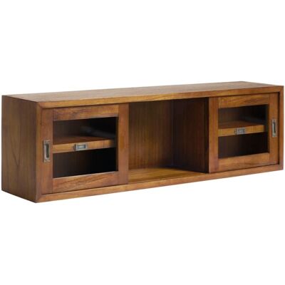 MOYCOR Etagère en bois marron L 120 cm - Publicité MOYCOR Etagère en bois marron L 120 cm - Publicité