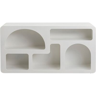 Kare Design Etagère 75x140 effet bois blanc - Publicité Kare Design Etagère 75x140 effet bois blanc - Publicité