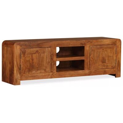 Helloshop26 Meuble tv bois marron 120 x 30 x 40 cm - Publicité Helloshop26 Meuble tv bois marron 120 x 30 x 40 cm - Publicité