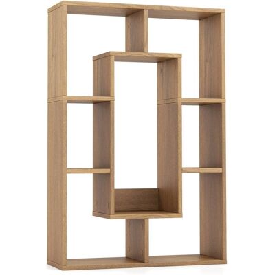 Giantex Bibliothèque avec 7 cubes beige 60x20x90 cm - Publicité Giantex Bibliothèque avec 7 cubes beige 60x20x90 cm - Publicité