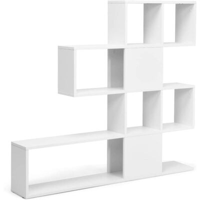 Giantex Bibliothèque sur pied à 4 niveaux en forme irrégulière 22x80x100cm - Publicité Giantex Bibliothèque sur pied à 4 niveaux en forme irrégulière 22x80x100cm - Publicité