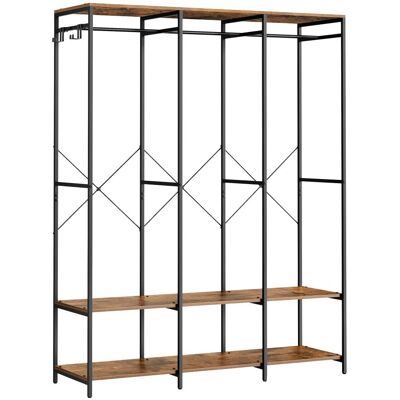 SONGMICS Armoire vêtements pliable avec tringle 40 x 141 x 180 cm marron - Publicité SONGMICS Armoire vêtements pliable avec tringle 40 x 141 x 180 cm marron - Publicité