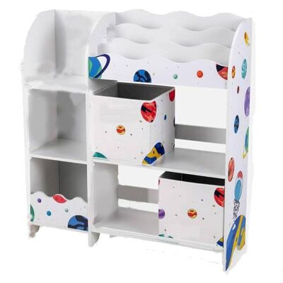 GOPLUS - Kids Storage Shelf - finition blanche - Organisateur de jouets - Publicité GOPLUS - Kids Storage Shelf - finition blanche - Organisateur de jouets - Publicité