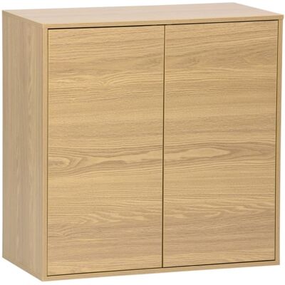 sweeek Buffet, module de rangement chêne décor bois 2 portes - Publicité sweeek Buffet, module de rangement chêne décor bois 2 portes - Publicité