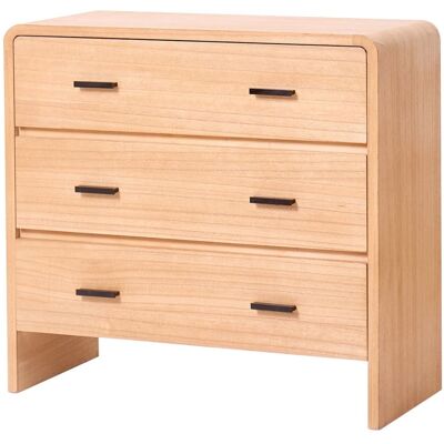 Nordlys Commode en bois 3 tiroirs - Publicité Nordlys Commode en bois 3 tiroirs - Publicité