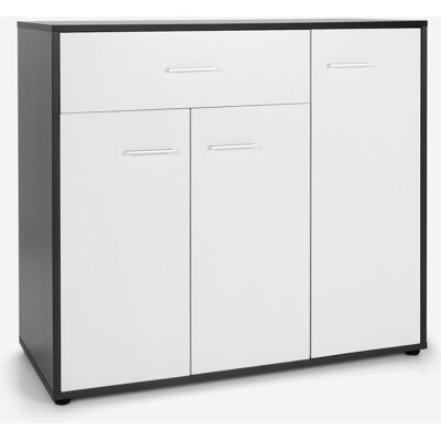 Giantex Commode armoire de rangement casier blanc 88 x 40 x 80 cm - Publicité Giantex Commode armoire de rangement casier blanc 88 x 40 x 80 cm - Publicité